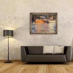 Tablou inramat - Jennifer Wright - Iahturi II, 60 x 80 cm - Img 2