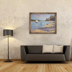 Tablou inramat - Jennifer Wright - Salcombe, 60 x 80 cm - Img 2