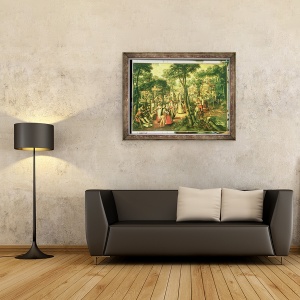 Tablou inramat - Joachim Beuckelaer - Sarbatoarea tarii, 60 x 80 cm - Img 2