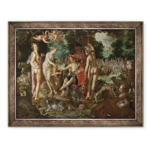 Tablou inramat - Joachim Wtewael - Judecata de la Paris, 60 x 80 cm