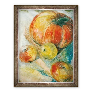 Tablou inramat - Joan Thewsey - Dovleac cu mere, 60 x 80 cm