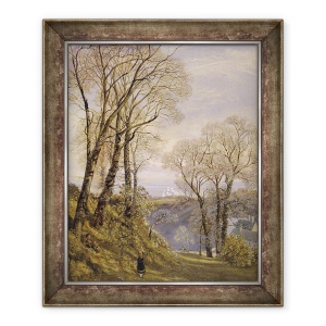 Tablou inramat - John Brett - Februarie in Insula Wight, 70 x 85 cm