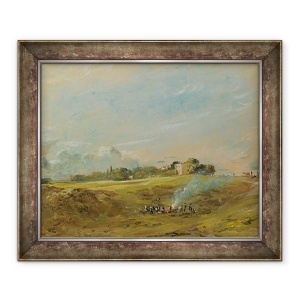 Tablou inramat - John Constable - O vedere a Hampstead Heath, 70 x 85 cm