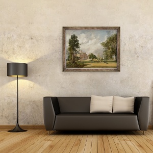 Tablou inramat - John Constable - Sala Malvern, 70 x 90 cm - Img 2