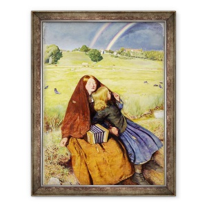 Tablou inramat - John Everett Millais - Fata oarba, 70 x 90 cm
