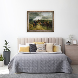 Tablou inramat - John Lewis Brown - 17 Iunie 1815, ora 7, 70 x 90 cm - Img 3
