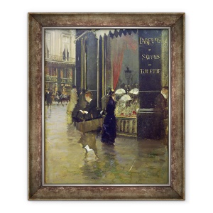 Tablou inramat - Joseph de Nittis - La Parfumerie Violet, 50 x 60 cm