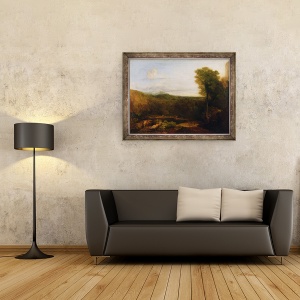 Tablou inramat - Joseph Mallord William Turner - Echo si Narcis, 60 x 80 cm - Img 2