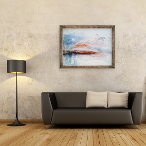 Tablou inramat - Joseph Mallord William Turner - Righi, 60 x 80 cm - Img 2