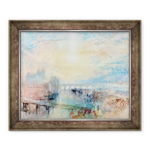 Tablou inramat - Joseph Mallord William Turner - Vedere la Lyons, 50 x 60 cm