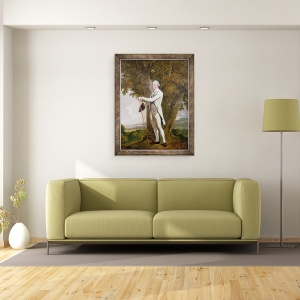 Tablou inramat - Joseph Wright - Portretul lui John Milnes, 60 x 80 cm - Img 2