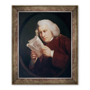 Tablou inramat - Joshua Reynolds - Dr. Samuel Johnson 1709-84 1775, 50 x 60 cm