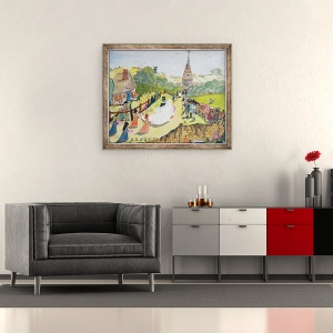 Tablou inramat - Judy Joel - Cuplul Fericit, 70 x 85 cm - Img 2