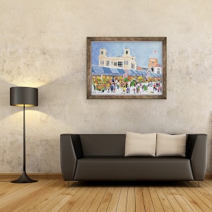 Tablou inramat - Judy Joel - Piata Kingston, 70 x 90 cm - Img 2