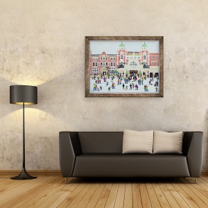 Tablou inramat - Judy Joel - Richmond Theatre, 60 x 80 cm - Img 2