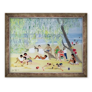 Tablou inramat - Judy Joel - Sub copac, sau un loc umbros, 70 x 90 cm