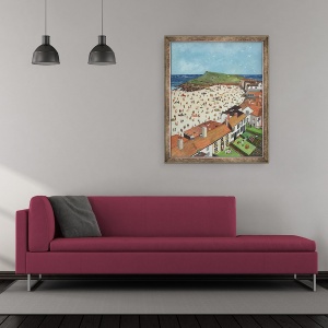 Tablou inramat - Judy Joel - Vedere din Galeria Tate St., 50 x 60 cm - Img 2