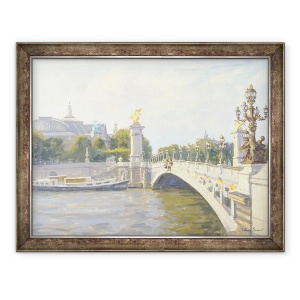 Tablou inramat - Julian Barrow - Pont Alexandre III, 60 x 80 cm