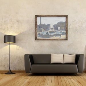 Tablou inramat - Julian Barrow - Trafalgar Square II, 60 x 80 cm - Img 2