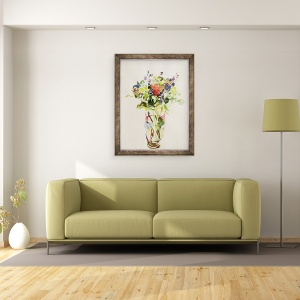 Tablou inramat - Julie Held - Bouquet, 60 x 80 cm - Img 2