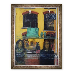 Tablou inramat - Julie Held - Interior in afara, 70 x 90 cm
