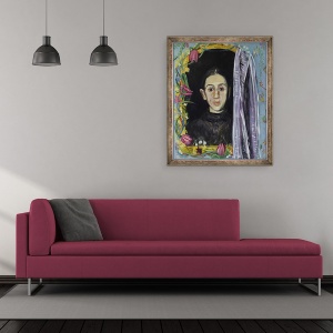 Tablou inramat - Julie Held - Mi-am amintit, 1996, 50 x 60 cm - Img 2