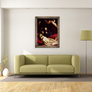 Tablou inramat - Jusepe de Ribera - Coborarea de pe cruce I, 60 x 80 cm - Img 2
