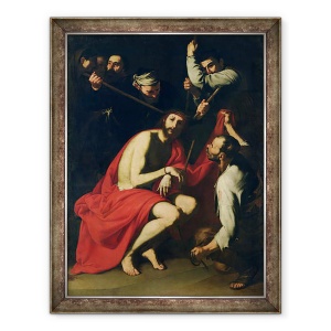 Tablou inramat - Jusepe de Ribera - Mocking de Hristos, 60 x 80 cm