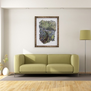 Tablou inramat - Kirstie Adamson - Bluebell Lemn, 70 x 90 cm - Img 2