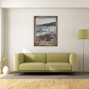 Tablou inramat - Kirstie Adamson - Boarders - Wembury, 70 x 90 cm - Img 2