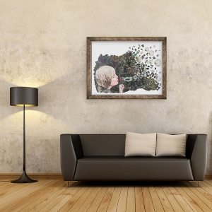 Tablou inramat - Kirstie Adamson - Bule, 70 x 90 cm - Img 2