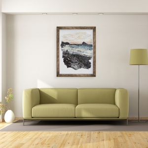 Tablou inramat - Kirstie Adamson - Coasta, 70 x 90 cm - Img 2