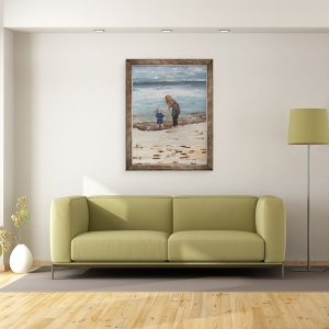 Tablou inramat - Kirstie Adamson - Plaja Vrouwenpolder, 70 x 90 cm - Img 2
