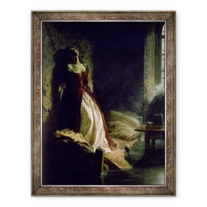 Tablou inramat - Konstantin Dmitrievich Flavitsky - Printesa Tarakanova, 70 x 90 cm