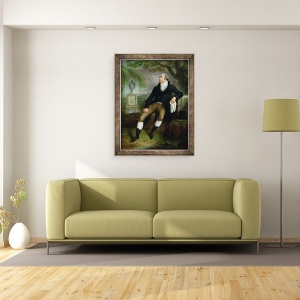 Tablou inramat - Laurent Blanchard - Omagiu adus Girondinilor, 60 x 80 cm - Img 2