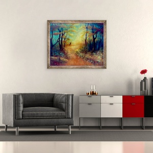 Tablou inramat - Lee Campbell - Gardien de la Forêt, 2020, 50 x 60 cm - Img 2