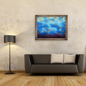 Tablou inramat - Lee Campbell - Nelinistit, 60 x 80 cm - Img 2