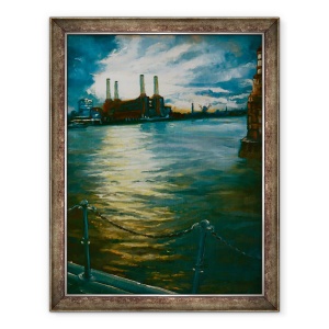 Tablou inramat - Lee Campbell - Towards Battersea, 70 x 90 cm