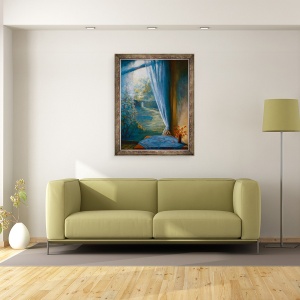 Tablou inramat - Lee Campbell - Umbre vara, 70 x 90 cm - Img 2