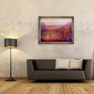 Tablou inramat - Lee Campbell - Vue de la Ville, 2019, 60 x 80 cm - Img 2