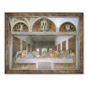 Tablou inramat - Leonardo da Vinci - Cina de Taina I, 70 x 90 cm