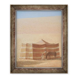 Tablou inramat - Lincoln Seligman - Cort Desert Rajasthan, 50 x 60 cm