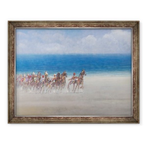 Tablou inramat - Lincoln Seligman - Curse de trotting, Lancieux, Bretania, 70 x 90 cm