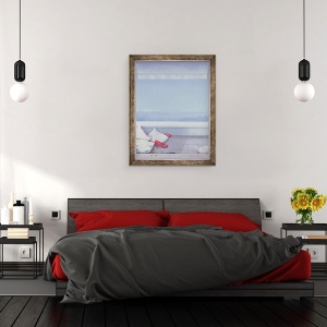Tablou inramat - Lincoln Seligman - Decesul lui Deb, 70 x 90 cm - Img 3