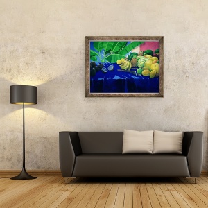 Tablou inramat - Lincoln Seligman - Fructe tropicale, 60 x 80 cm - Img 2