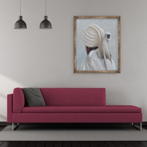 Tablou inramat - Lincoln Seligman - Langur maimuta, 70 x 85 cm - Img 2