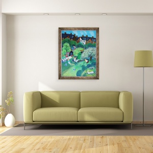 Tablou inramat - Lisa Graa Jensen - Sfarsitul liniei, 60 x 80 cm - Img 2