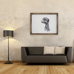 Tablou inramat - Lou Gibbs - Meerkat,2016, 70 x 90 cm - Img 2