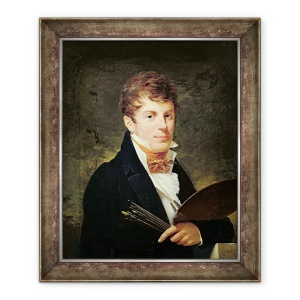 Tablou inramat - Louis Andre Gabriel Bouchet - Portret De Lancelot Theodore Turpin de Crisse, 70 x 85 cm
