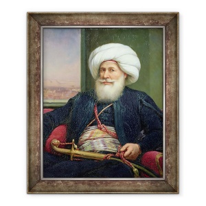 Tablou inramat - Louis Charles Auguste Couder - Mehemet Ali 1769-1849, 70 x 85 cm